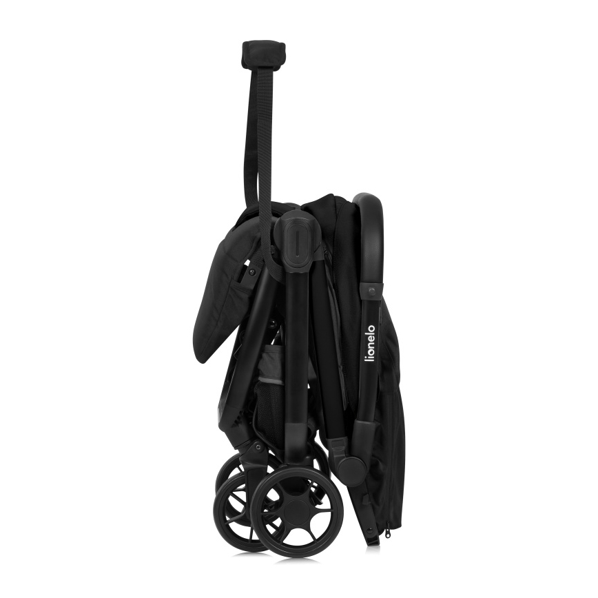 Lionelo - Silla de paseo deportiva JULIE AIR Negro Ónix