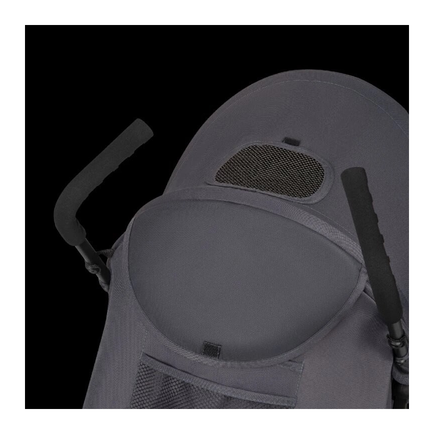 Lionelo - Silla de paseo tipo paraguas ELIA, gris oscuro