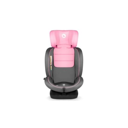 Lionelo - Silla para coche BASTIAAN i-Tamaño 40-150 cm gris/rosa