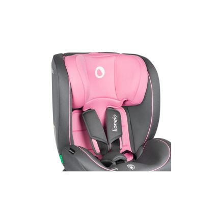 Lionelo - Silla para coche BASTIAAN i-Tamaño 40-150 cm gris/rosa