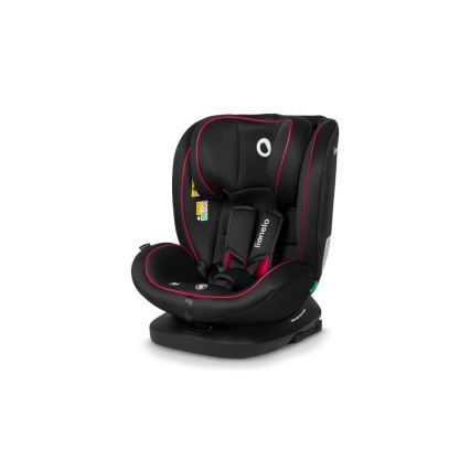 Lionelo - Silla para coche BASTIAAN i-Tamaño 40-150 cm negro/rojo