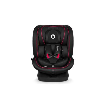 Lionelo - Silla para coche BASTIAAN i-Tamaño 40-150 cm negro/rojo