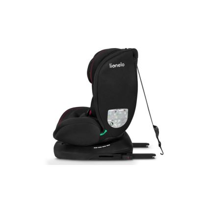 Lionelo - Silla para coche BASTIAAN i-Tamaño 40-150 cm negro/rojo