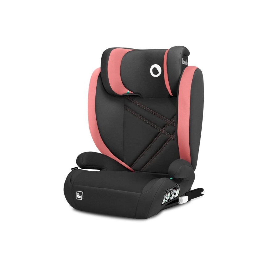 Lionelo - Silla para coche HUGO i-Tamaño 100-150 cm negro/rosa