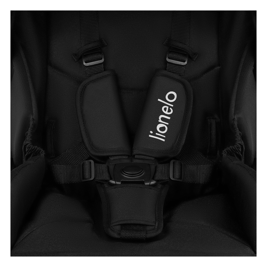 Lionelo - Sistema de paseo 3 en 1 MERIL Ónix Negro