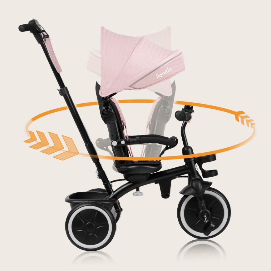Lionelo - Triciclo infantil BERRY Pink Rose