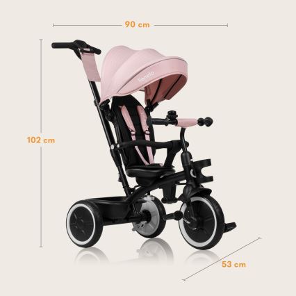 Lionelo - Triciclo infantil BERRY Pink Rose