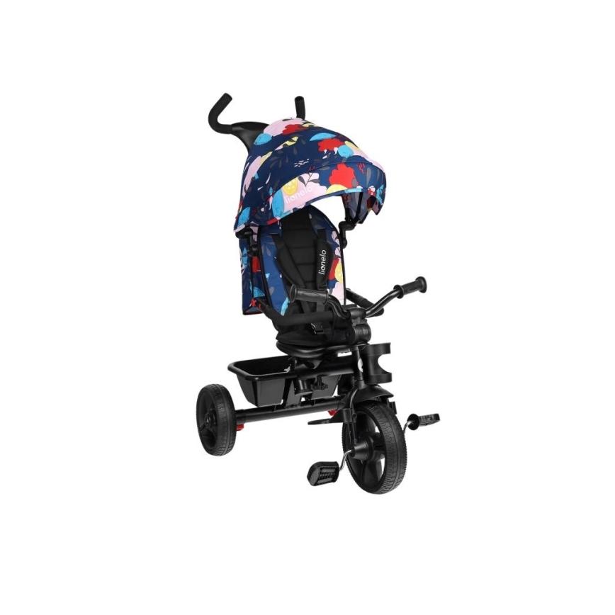 Lionelo - Triciclo infantil HAARI negro/multicolor