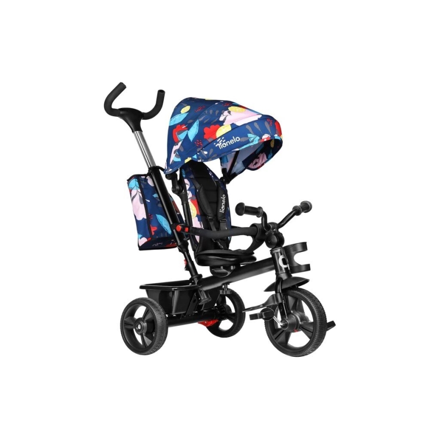 Lionelo - Triciclo infantil HAARI negro/multicolor
