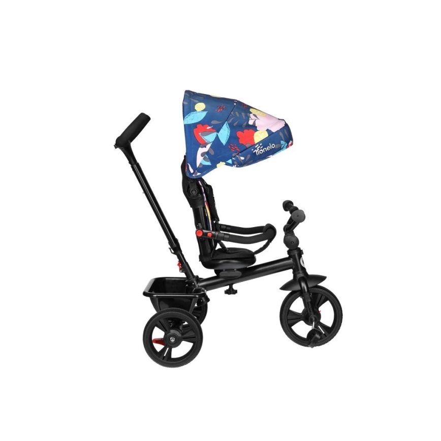 Lionelo - Triciclo infantil HAARI negro/multicolor