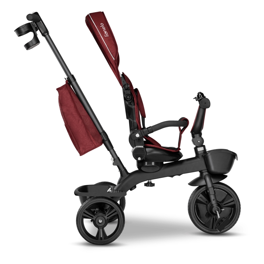 Lionelo - Triciclo infantil KORI Rojo Burdeos