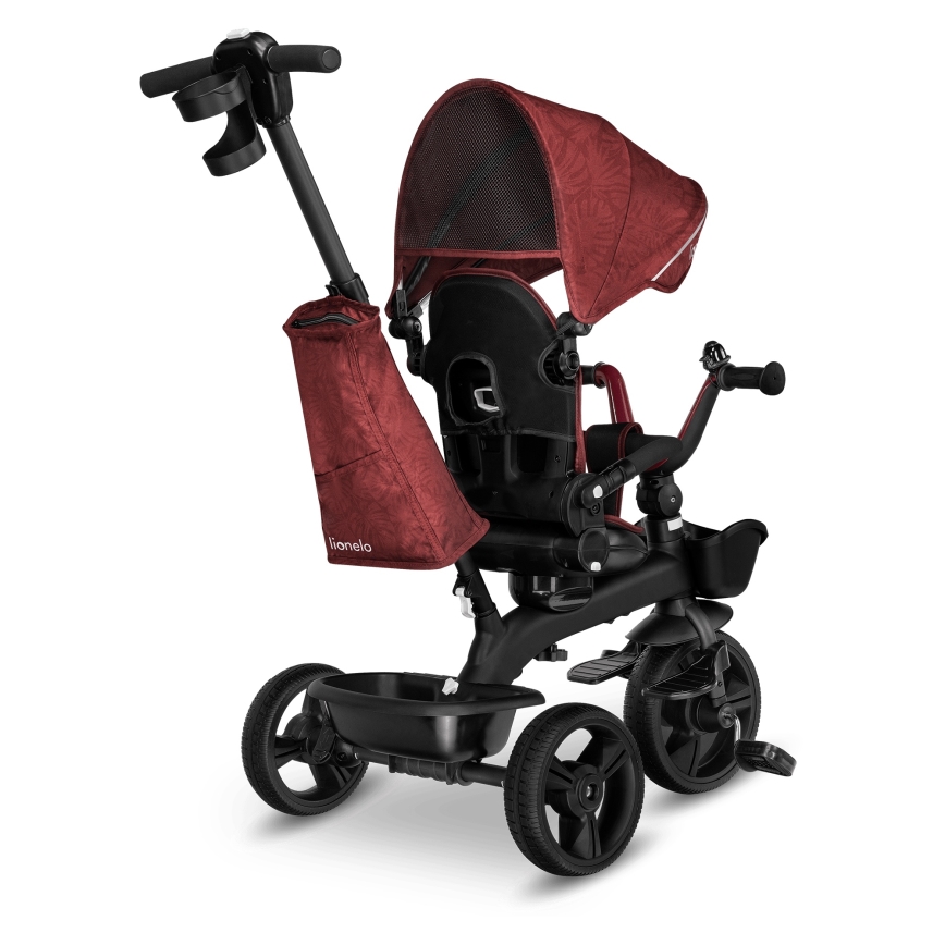 Lionelo - Triciclo infantil KORI Rojo Burdeos