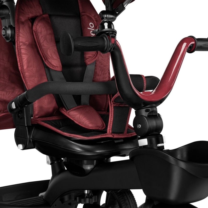 Lionelo - Triciclo infantil KORI Rojo Burdeos