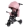 Lionelo - Triciclo infantil TRIS PLUS Pink Rose