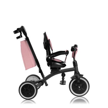 Lionelo - Triciclo infantil TRIS PLUS Pink Rose