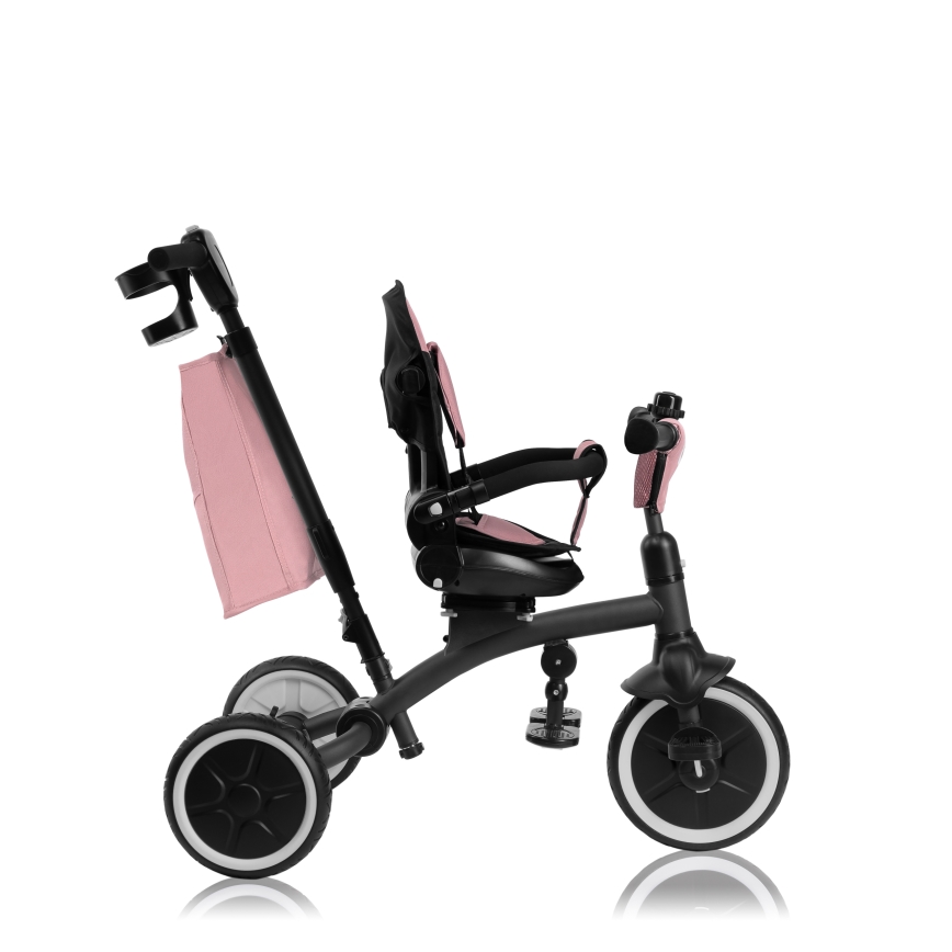Lionelo - Triciclo infantil TRIS PLUS Pink Rose