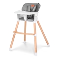 Lionelo - Trona 2 en 1 para niños KOEN Grey Stone