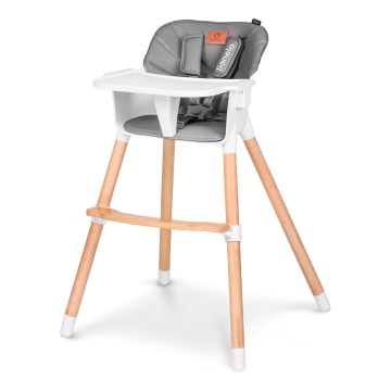 Lionelo - Trona 2 en 1 para niños KOEN Grey Stone
