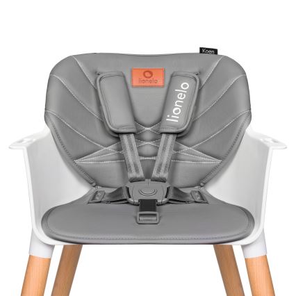 Lionelo - Trona 2 en 1 para niños KOEN Grey Stone