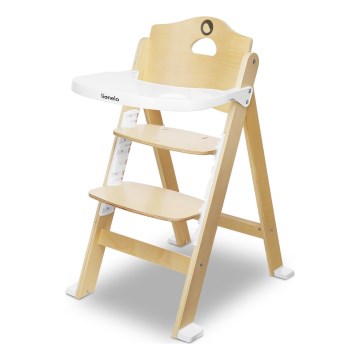 Lionelo - Trona 3 en 1 para niños FLORIS Blanco Natural