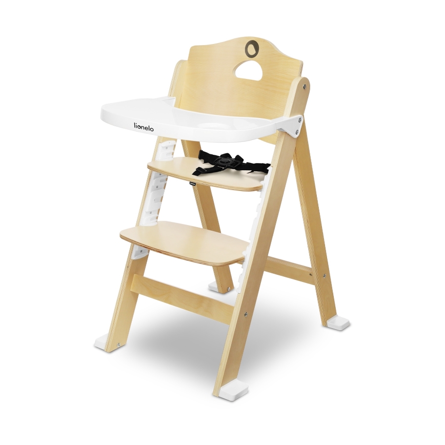 Lionelo - Trona 3 en 1 para niños FLORIS Blanco Natural