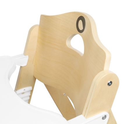 Lionelo - Trona 3 en 1 para niños FLORIS Blanco Natural