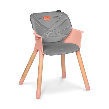 Lionelo - Trona infantil 2 en 1 KOEN Pink Rose