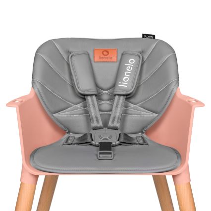 Lionelo - Trona infantil 2 en 1 KOEN Pink Rose
