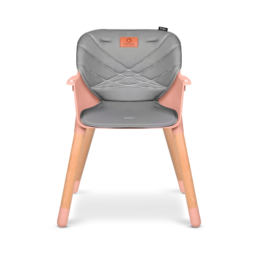 Lionelo - Trona infantil 2 en 1 KOEN Rosa