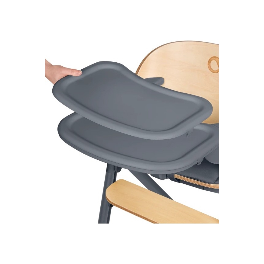 Lionelo - Trona infantil 3 en 1 CELIA Grey Wood