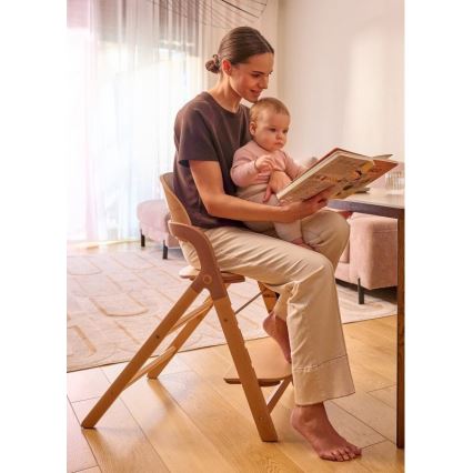 Lionelo - Trona infantil 3 en 1 MEGAN Gris Madera