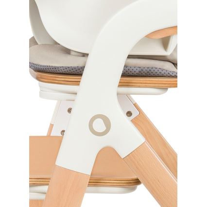 Lionelo - Trona infantil 3 en 1 MEGAN Madera blanca