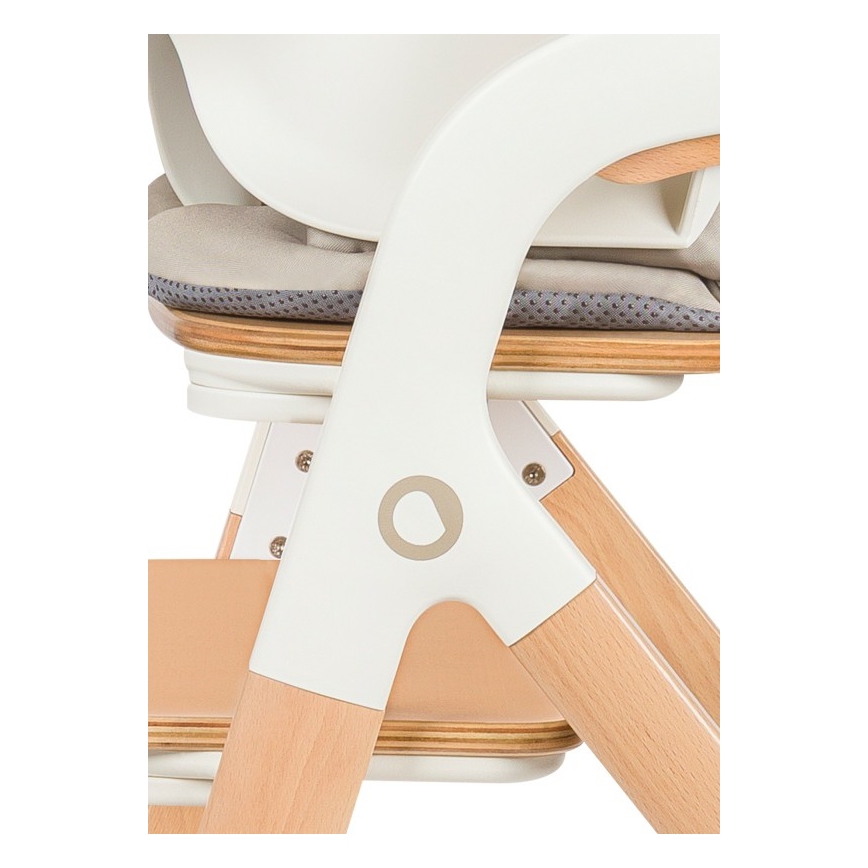 Lionelo - Trona infantil 3 en 1 MEGAN White Wood