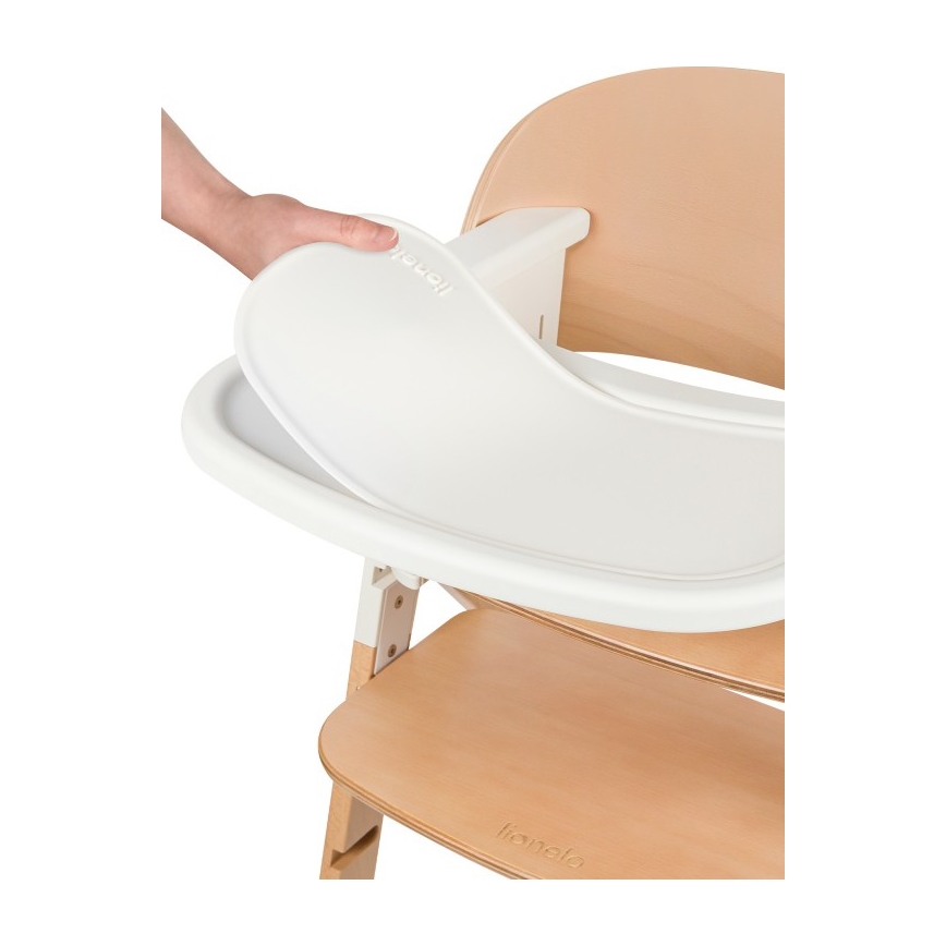 Lionelo - Trona infantil 3 en 1 MEGAN White Wood