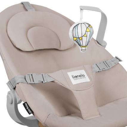 Lionelo - Trona infantil 4 en 1 DALIA SET Gris Piedra Natural