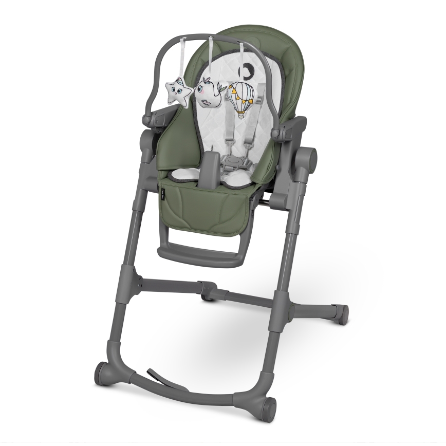 Lionelo - Trona infantil CORA PLUS Verde oliva