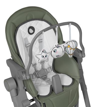 Lionelo - Trona infantil CORA PLUS Verde oliva