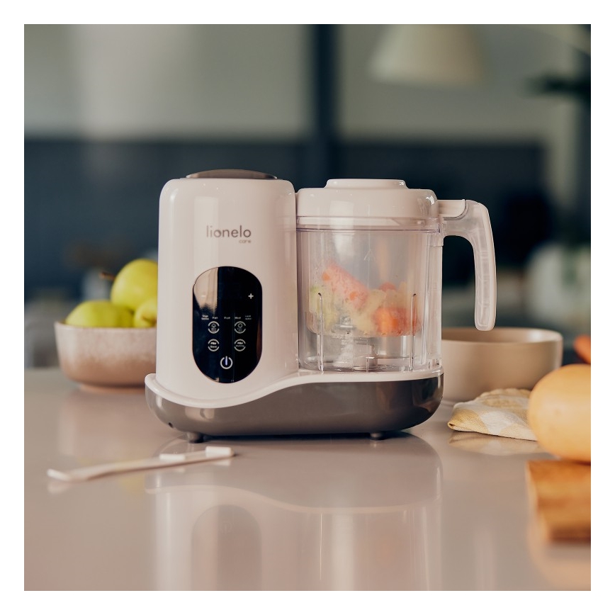 Lionelo - Vaporizador 5 en 1 BABYMENU 110W/230V blanco/gris