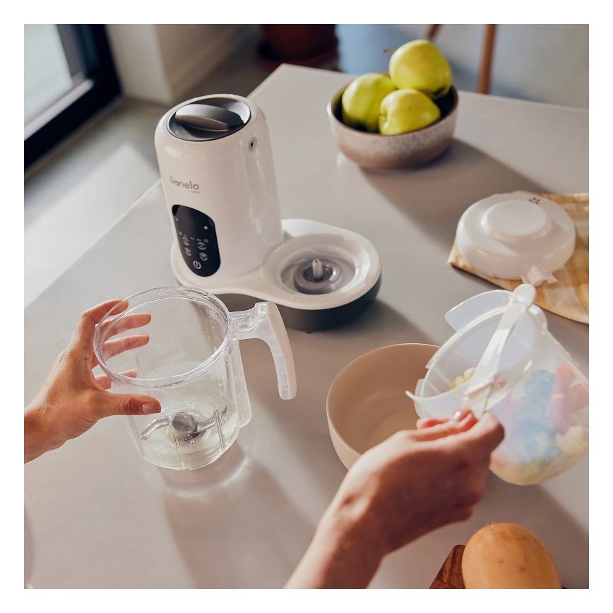Lionelo - Vaporizador 5 en 1 BABYMENU 110W/230V blanco/gris