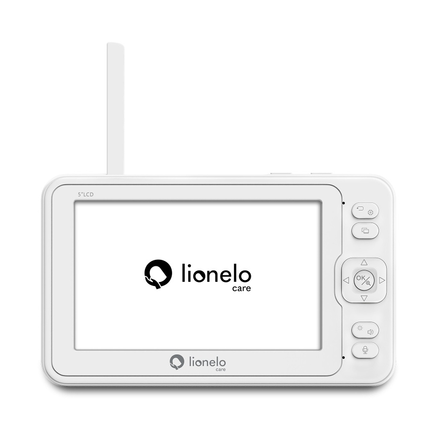Lionelo - Vigilabebés con monitor BABYLINE 8.3 5V 3600 mAh