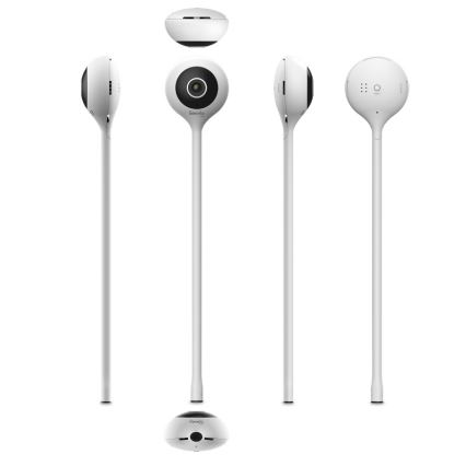 Lionelo - Vigilabebés inteligente BABYLINE SMART Wi-Fi Blanco