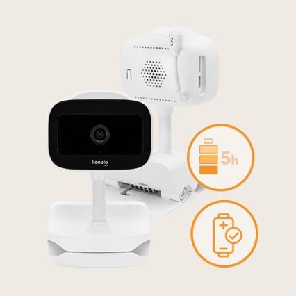 Lionelo - Vigilabebés recargable BABYLINE GO 5 V 3350 mAh