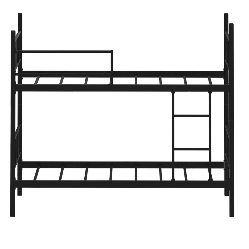 Litera metálica MAVEN 90x200 cm negra, capacidad 2x100 kg
