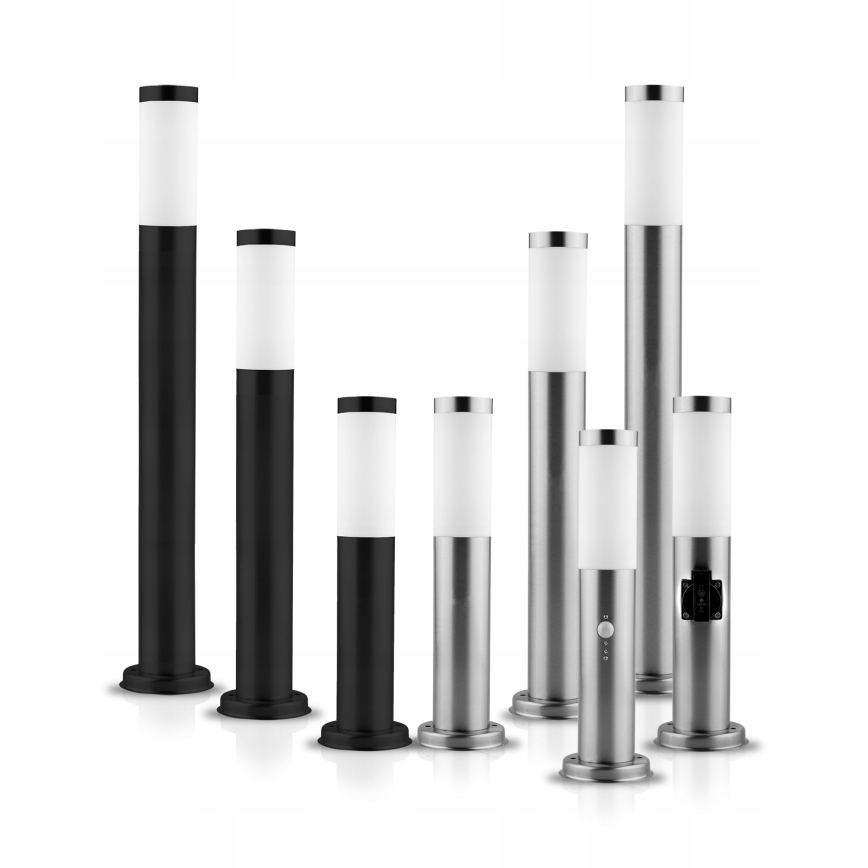 Lámpara exterior regulable LED RGBW LIVIA 1xE27/6,5W/230V 2700-6500K Wi-Fi 45 cm IP44 plateada