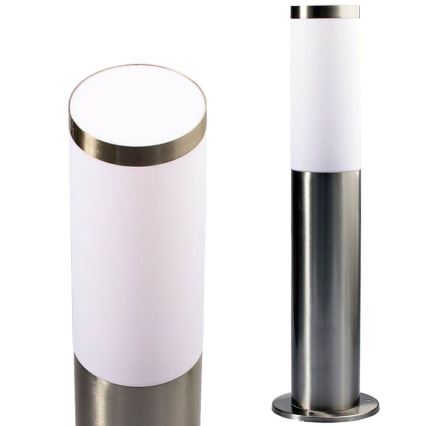 Lámpara exterior regulable LED RGBW LIVIA 1xE27/6,5W/230V 2700-6500K Wi-Fi 45 cm IP44 plateada