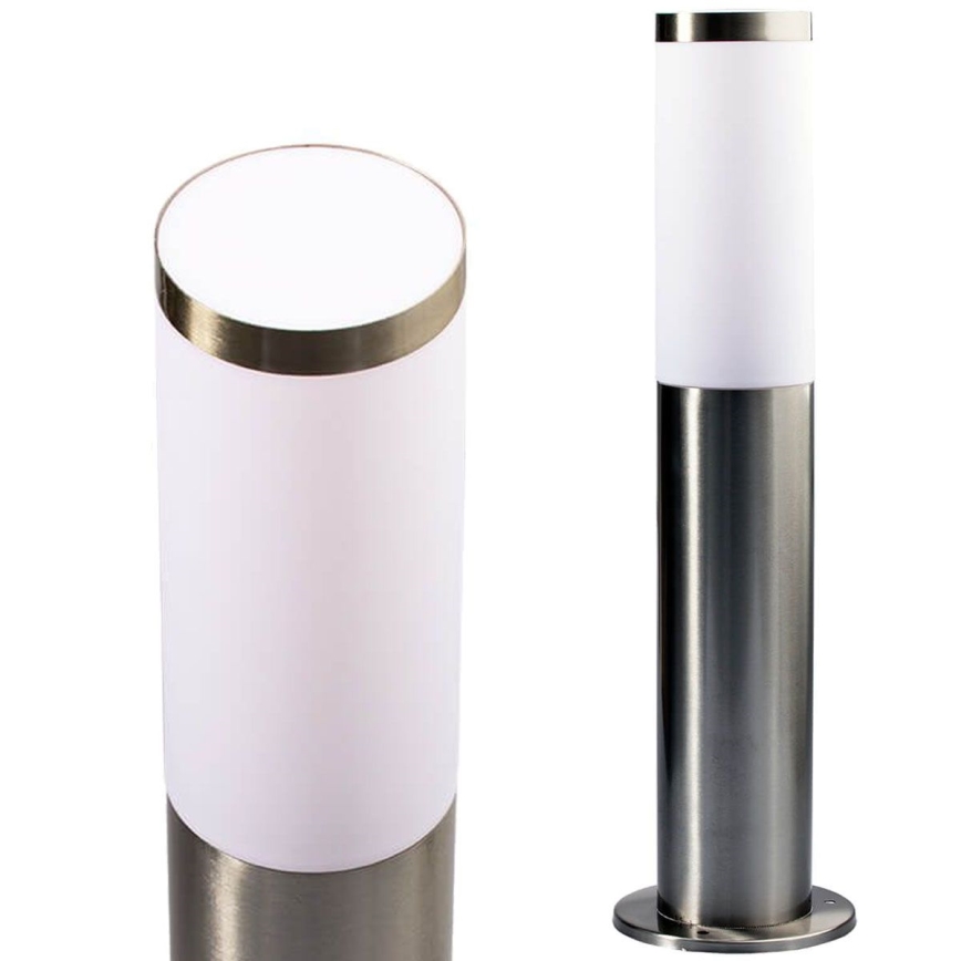 Lámpara exterior regulable LED RGBW LIVIA 1xE27/6,5W/230V 2700-6500K Wi-Fi 45 cm IP44 plateada