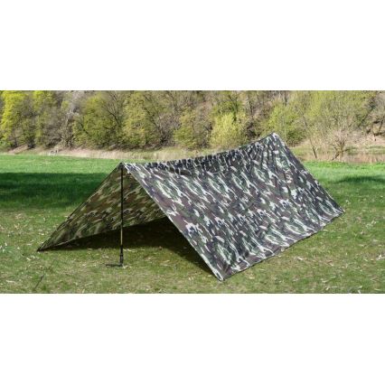Lona impermeable 3x4 m camuflaje
