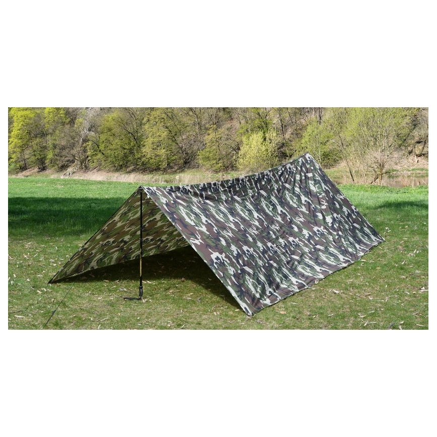 Lona impermeable 3x4 m camuflaje