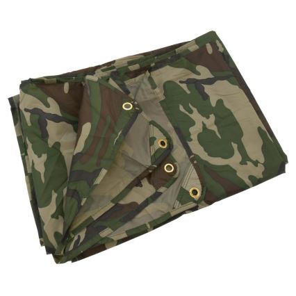 Lona impermeable 3x4 m camuflaje