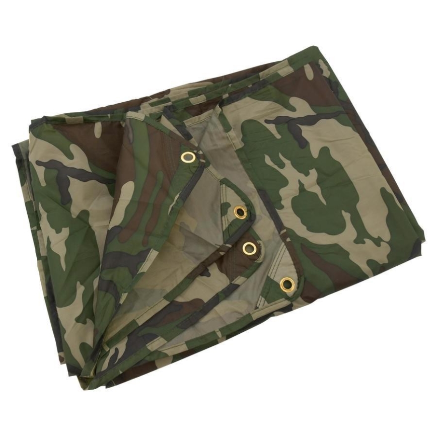 Lona impermeable 3x4 m camuflaje